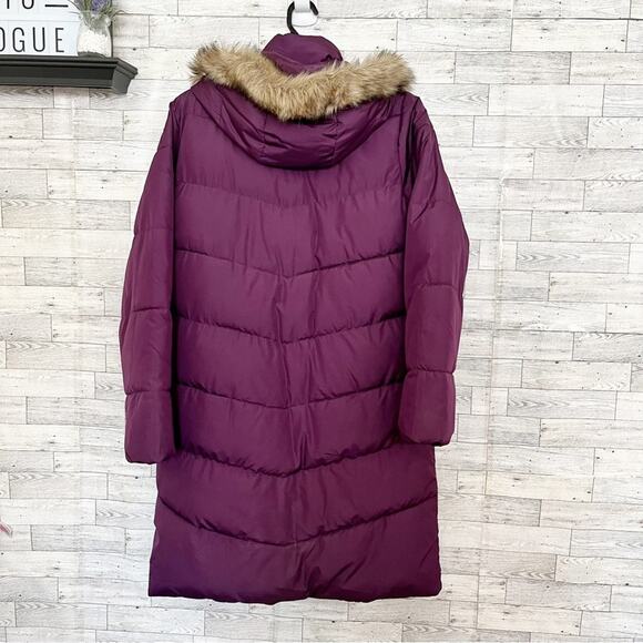 GAP FACTORY Purple Hooded Puffer Coat - Winter Jacket, M, NWOT! - Picture 6 of 9